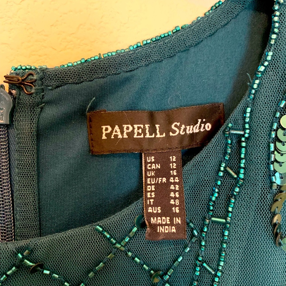Adrianna Papell Deep Green Maxi Dress - Picture 4 of 4